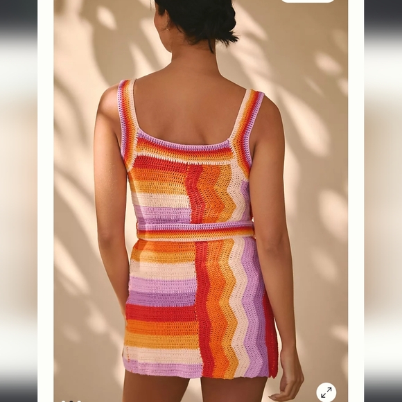 Farm Rio Crochet Mini Dress - Picture 4 of 13